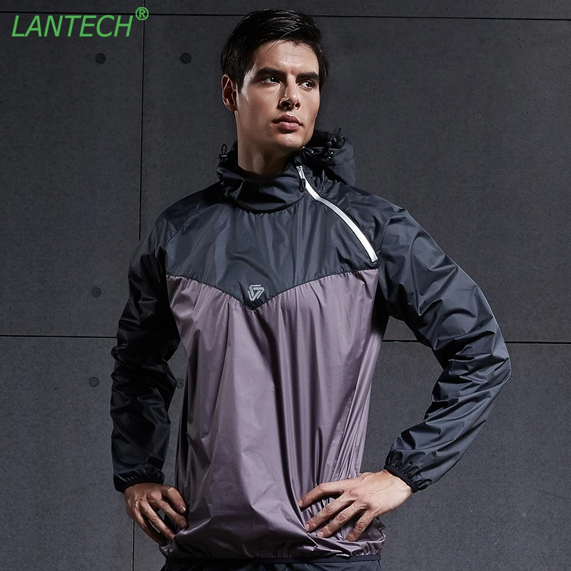 Мужская спортивная куртка LANTECH для бега фитнеса тренажерного зала с длинным