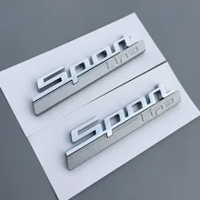 Emblema emblema para carro, emblema etiqueta de plástico emblema 2 peças