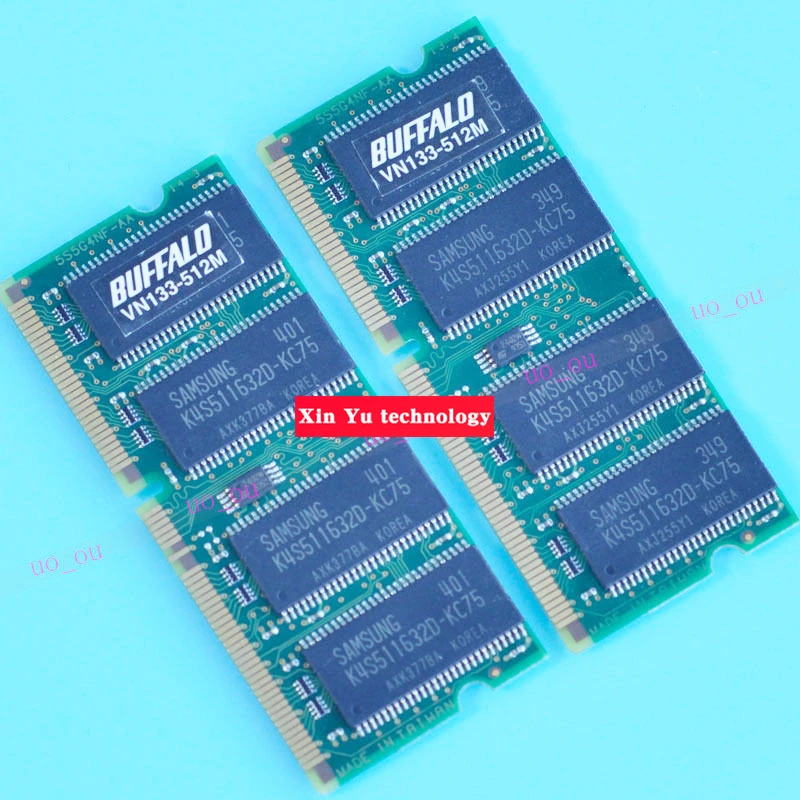Acheter BUFFALO SDRAM 512 MB 133 MHz puce PC 133 SD 512 M mémoire d ordinateur portable 5116 Ordinateur Portable RAM D origine Industrielle PC 144PIN