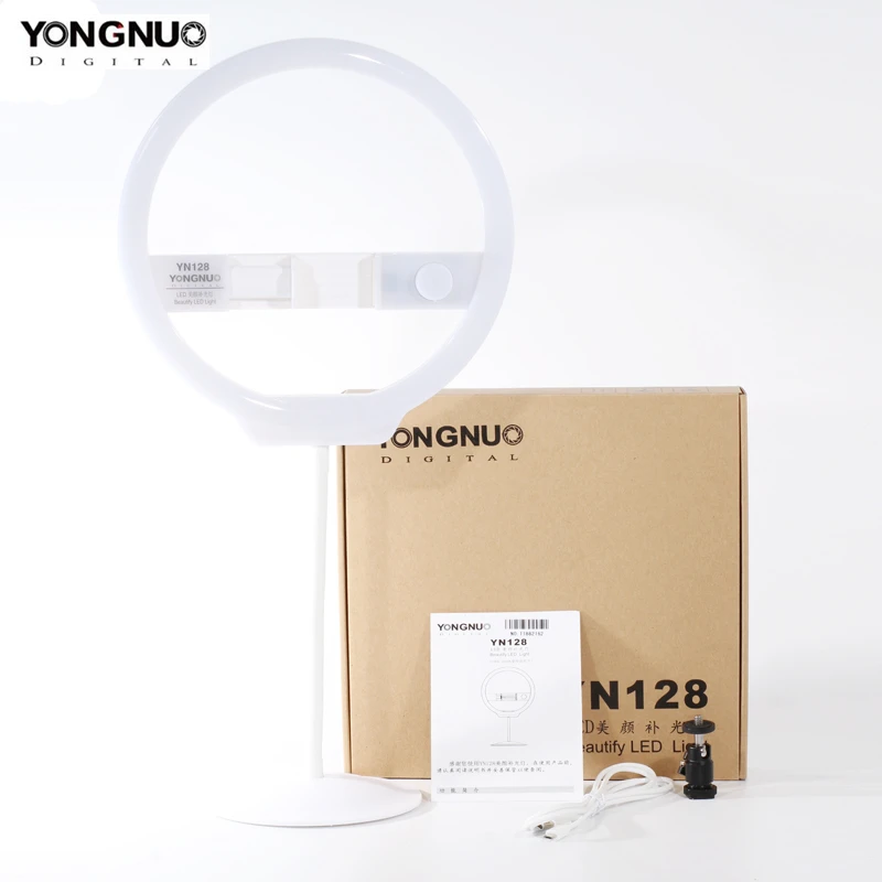 YONGNUO YN128 мобильный телефон светодиодсветильник лампа для красоты 3200K 5500K