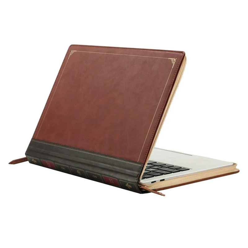 Винтажный чехол MOSISO из искусственной кожи для Macbook Air 13 Pro Retina 15 ноутбука с