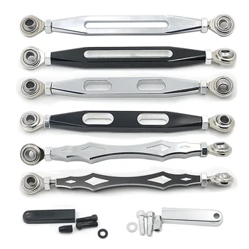 

Motorcycle Black Chrome CNC Aluminum Gear Shift Lever Shift Linkage 220mm For Harley Sportster XL 883 1200