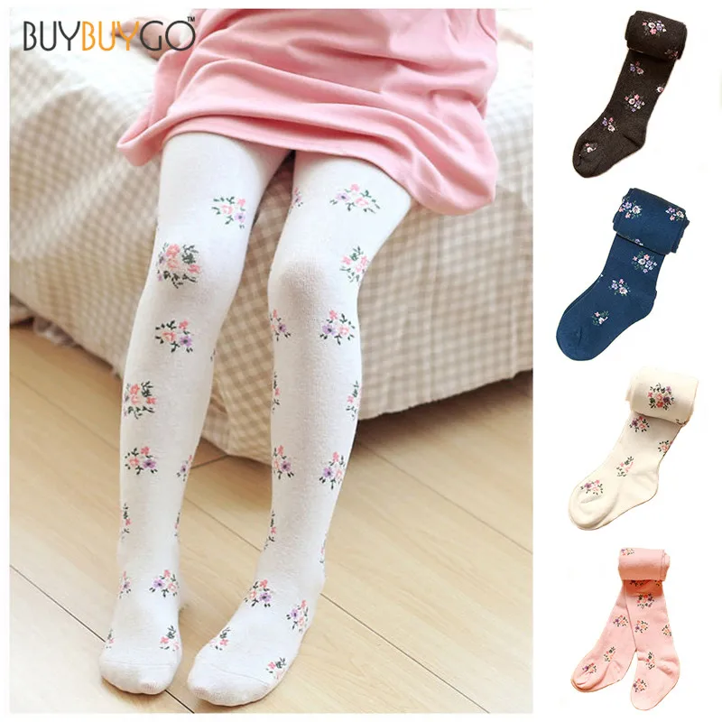 Winter Warm Girls Tights Cotton Kids Tights Thick Fleece Pantyhose for