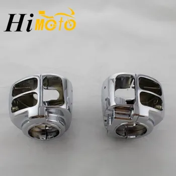 

Motorcycle Chrome Switch Housing Covers For For Harley Dyna Sportsters Softail V-Rod Touring Street Electra Glide 2009-Later