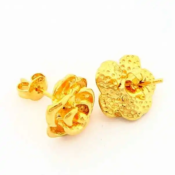 New Arrival Fashion 24K GP Gold Plated Earring Yellow Golden Jewelry Cute Earrings Free Shipping YHDE002 | Украшения и аксессуары