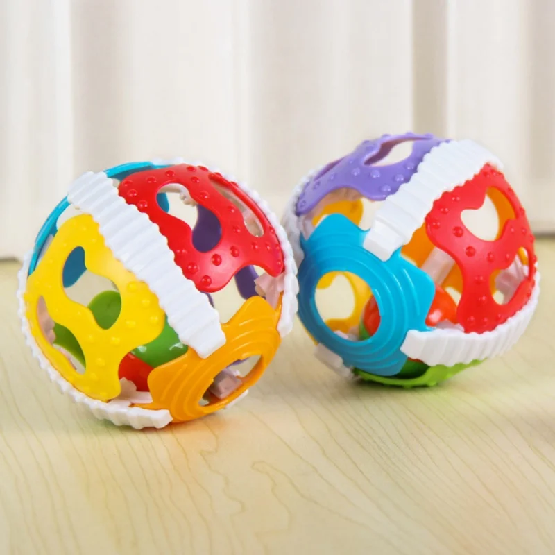 

Baby Toy Fun Little Loud Bell Ball Rattles Develop Intelligence Activity Grasping Toy Hand Bell Rattle