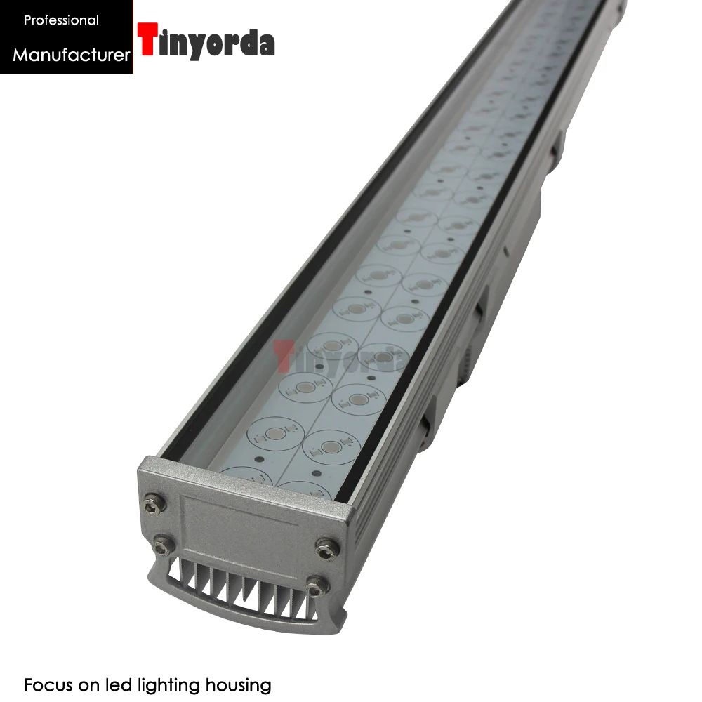 Tinyorda TWH7056 5 комплектов (длина 1 м) 180 Вт Светодиодный светильник для выращивания корпуса радиатор освещение для гидропонной установки