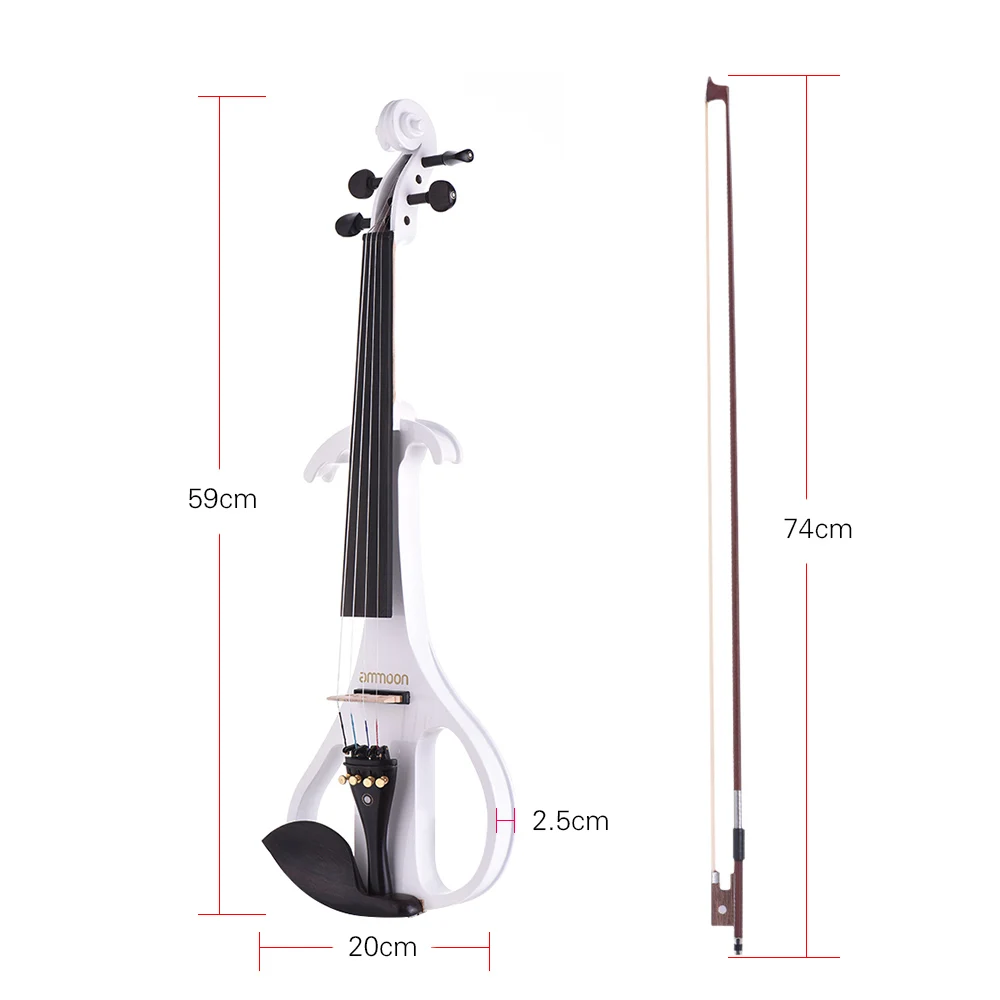 Ammoon Full Size Silent Violin - Geige
