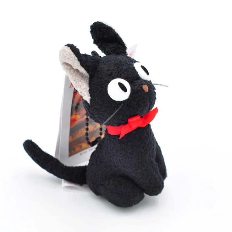 Черный кот JiJi Мягкие плюшевые игрушки мультфильм KIKI служба доставки плюшевая
