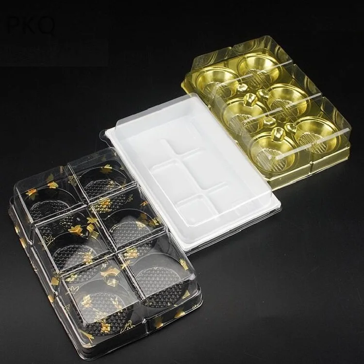 Plastic Cake Box Clear Golden Food Gift Packaging Boxes ... Plastic Cake Box Clear Golden Food Gift Packaging Boxes ...