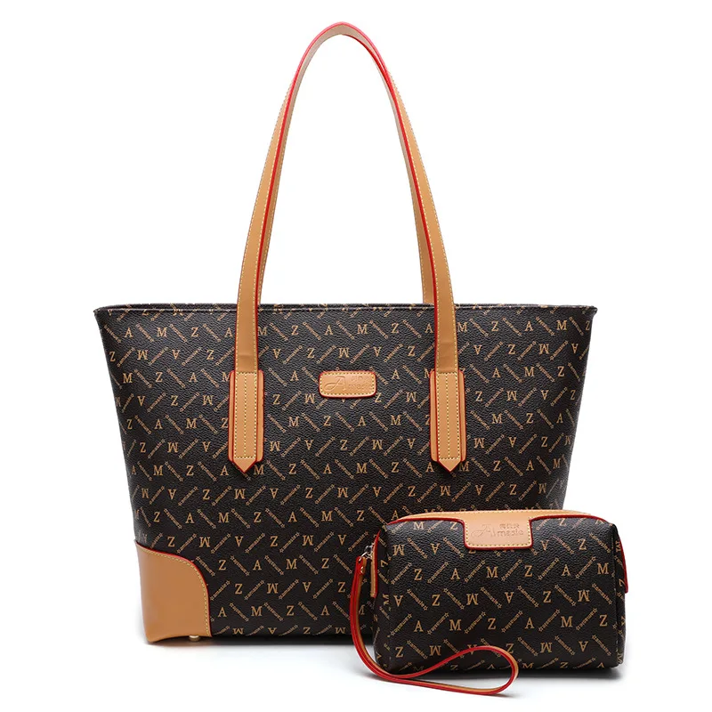 

Set Women Bags High Capacity Ladies Handbags Woman Fashion Bags 2019 Letter Printing Composite Luxury Crossbody Bags Designer