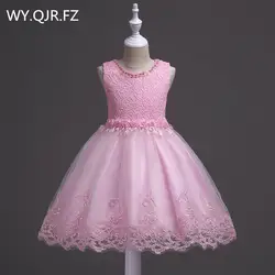 BH981 # розовый синий лето принцесса кружева платье девушки детская помпой производительность Танцы платье бальное платье для девочек в