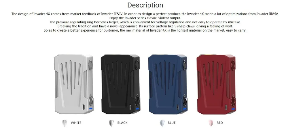 Teslacig Invader 4X 280W Box Mod-1