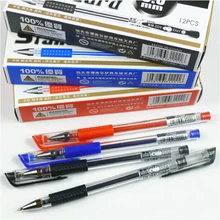 3 шт./лот, синие, черные, красные, 0,5, европейский стандарт, гелевая ручка