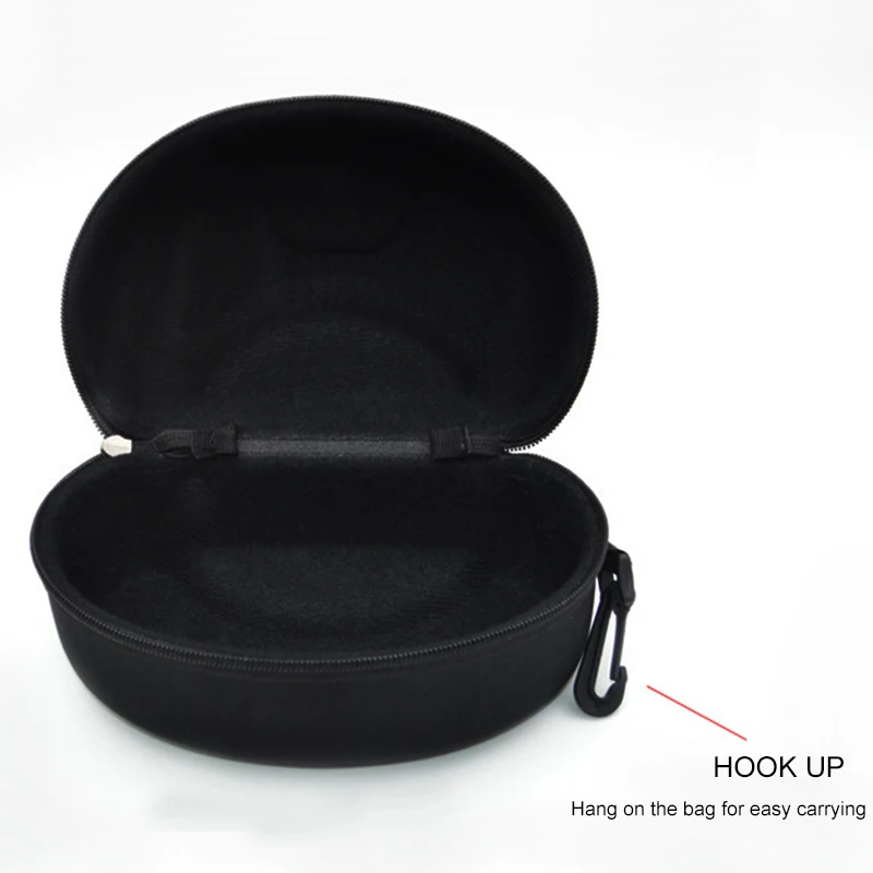 Ski Eyewear Protection EVA Case Snow Snowboard Skiing Glasses Goggles Sunglasses Carrying Zipper Hard Box Bag (Without Goggles)