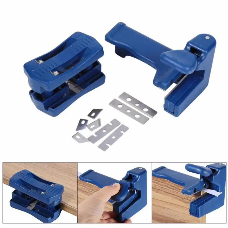 

Double Edge Trimmer Banding Machine Set Wood Head and Tail Trimming Carpenter Hardware Plastic Woodworking Tool