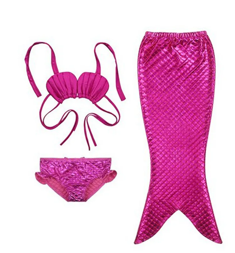 3 Pieces Girls Kid Cute Cosplay Suit Mermaid Mermaid Tail Bikini Set Bathing Suit Cosplay Costumes 3 Pieces Girls Kid Cute Cosplay Suit Mermaid Mermaid Tail Bikini Set Bathing Suit Cosplay Costumes