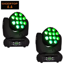 TIPTOP 2 шт./партия Высокое качество 12x12 Вт луч светодиодный движущаяся головка мыть свет/140 Вт Светодиодный прожектор RGBW Quad цвет Китай сценический эффект