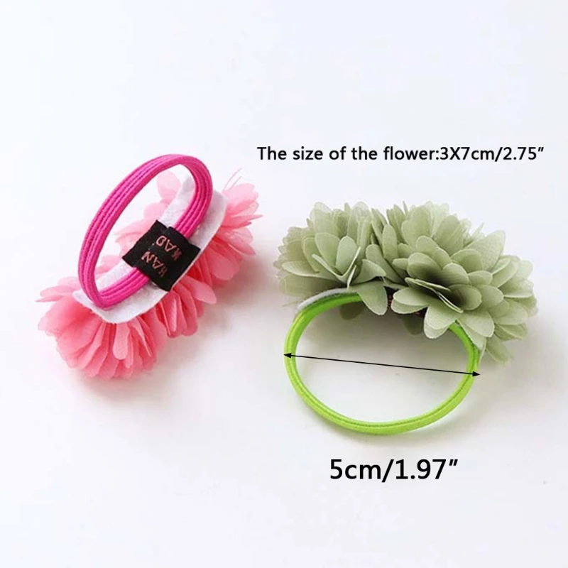Flor para Bebés Niñas Diadema Pelo Banda Accesorios headbamd Elástico UK CGG