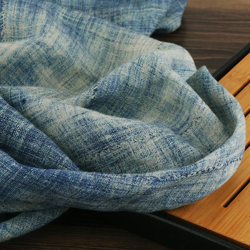 Высокое качество, чистый Льняной материал, утолщенная Осенняя швейная ткань, высококачественная ткань для одежды