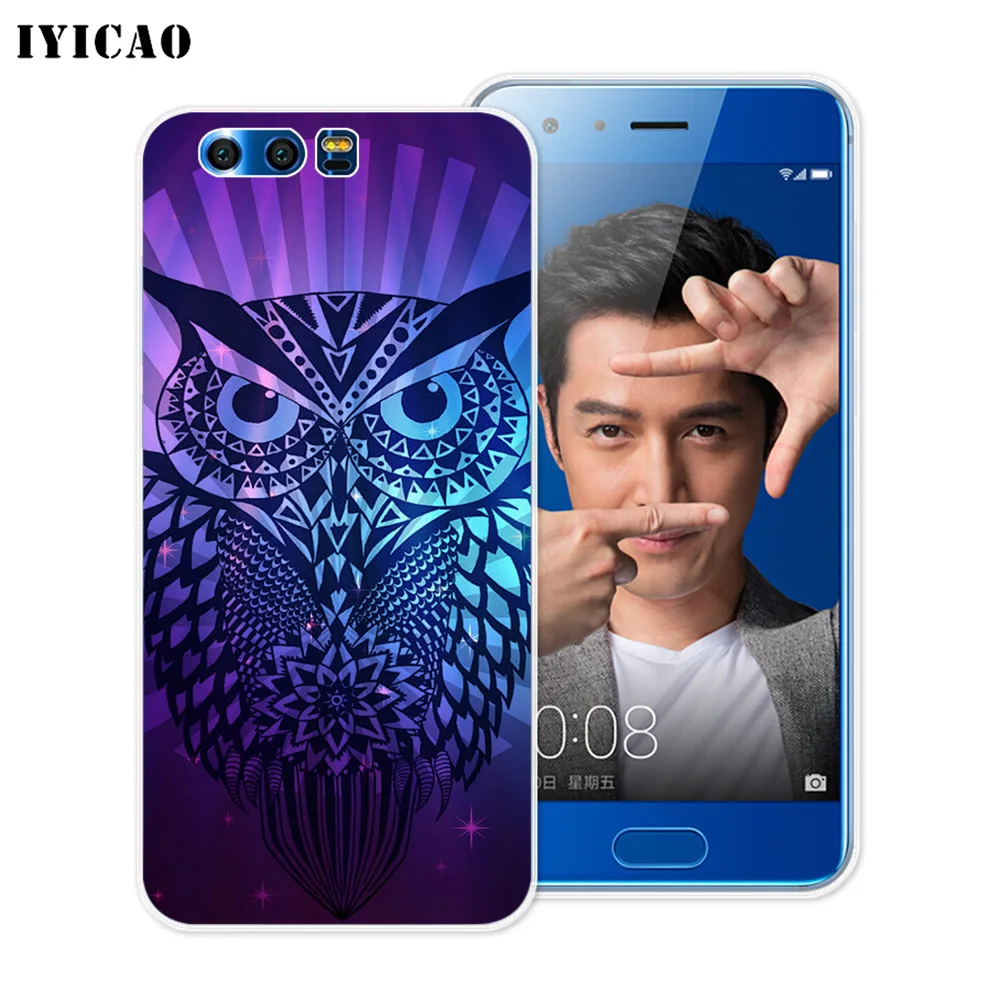 Мягкий силиконовый чехол IYICAO для Huawei Y9 Y7 Y6 Prime 2018 Honor 8C 8X 8 9 10 Lite 7X 7C 6A 7A