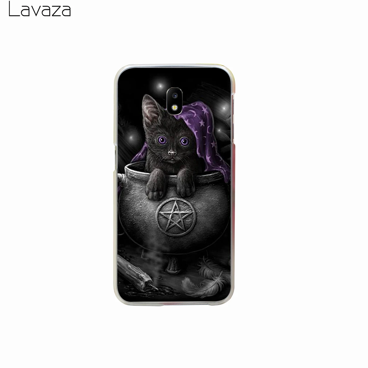 Твердый чехол для телефона Lavaza черный с кошачьими глазами Samsung Galaxy J8 J7 Duo J4 J5 J6 Plus