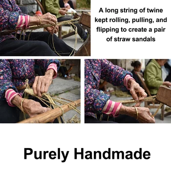 

2020 new Chinese ancient hand-woven straw shoes summer new slippers indoor home slippers sandals retro personality fashion coupl