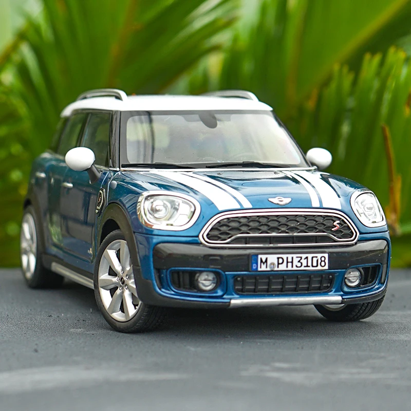 Высокое моделирование 1:18 земляк мини cooper S цинковый сплав модель расширенная