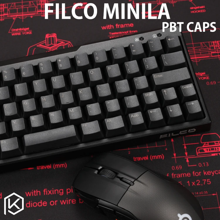 

pbt top Printed legends PBT Keycaps filco minila oem profile Laser Etched for filco minila filco67 3u spacebar 2u shift 1.75u