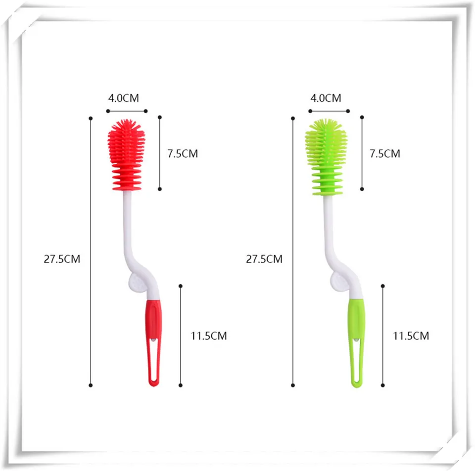 MSJO щетка для чистки бутылок, силиконовая щетка для чистки кружек, питьевой молока, щетка для мытья детских бутылочек, кухонная силиконовая щетка для чистки