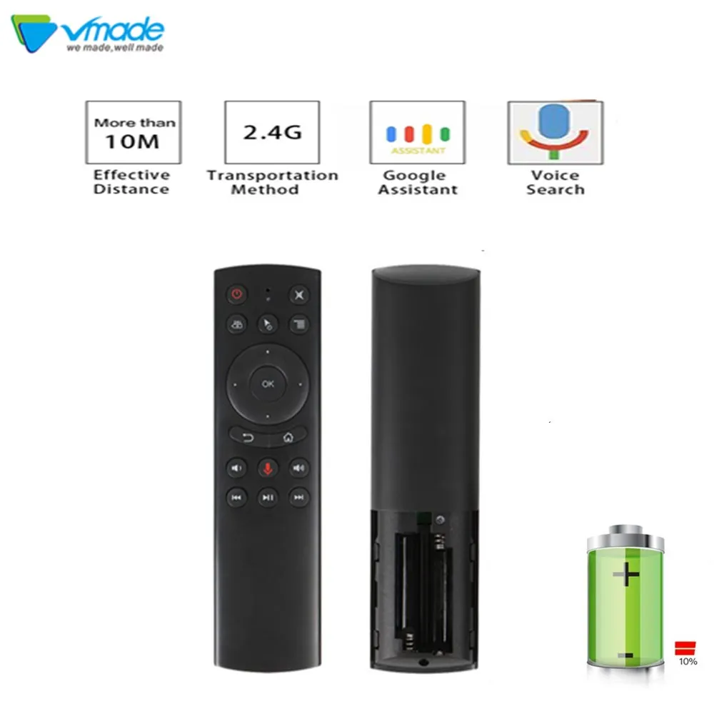 Vmade Google TV 2.4G Wireless Air Mouse Voice Microphone Smart TV
