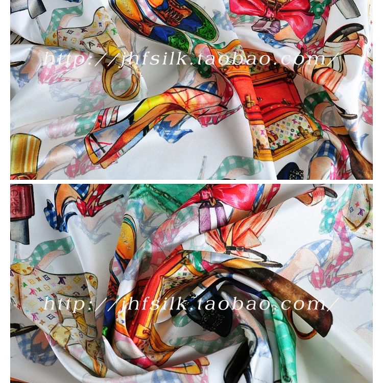 Африканская вощеная ткань Telas пэчворк Jin Hongfu Европейская шелковая ткань cheongsam платье Печать стрейч атласная обувь сумка