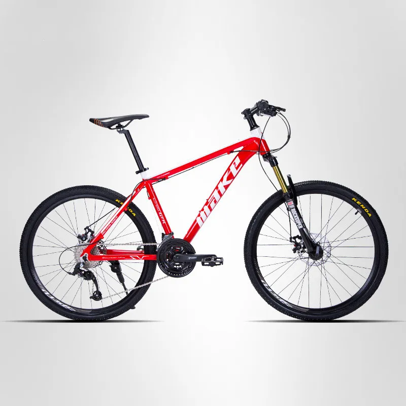 Excellent 26x17 Inches Bicycles Aluminum Alloy 27/30 Speed Soft-tail Frame Non-folding Mountain Bike Bikes for Men and Women 2