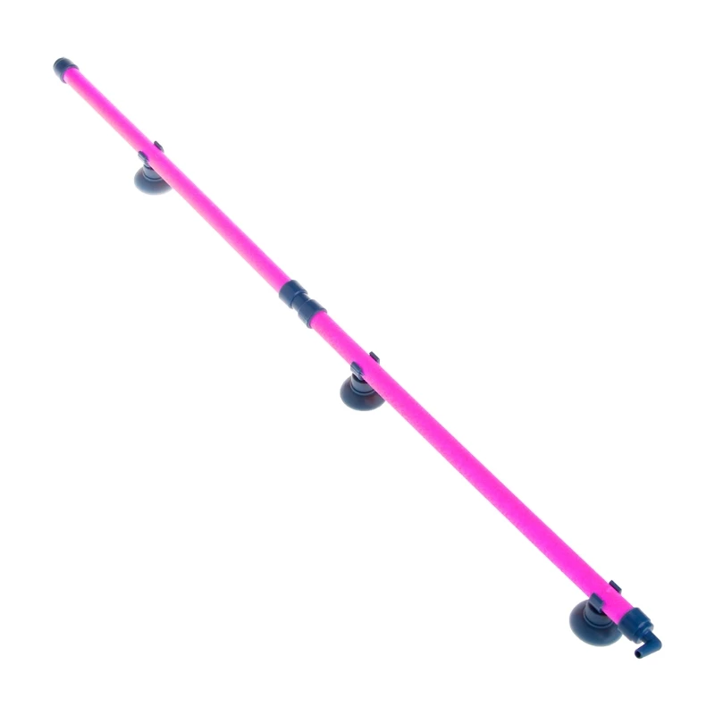 1 шт. воздушно-пузырьковая настенная трубка для аквариума " /10"/1" /18"/2" /28" - Цвет: Розовый