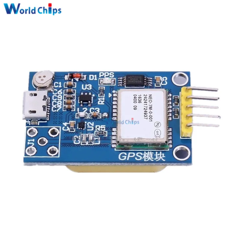 Gps NEO-7M модуль спутникового позиционирования макетная плата NEO-7M 7 м для Arduino STM32 C51 51 MCU микроконтроллер Замена NEO-6M