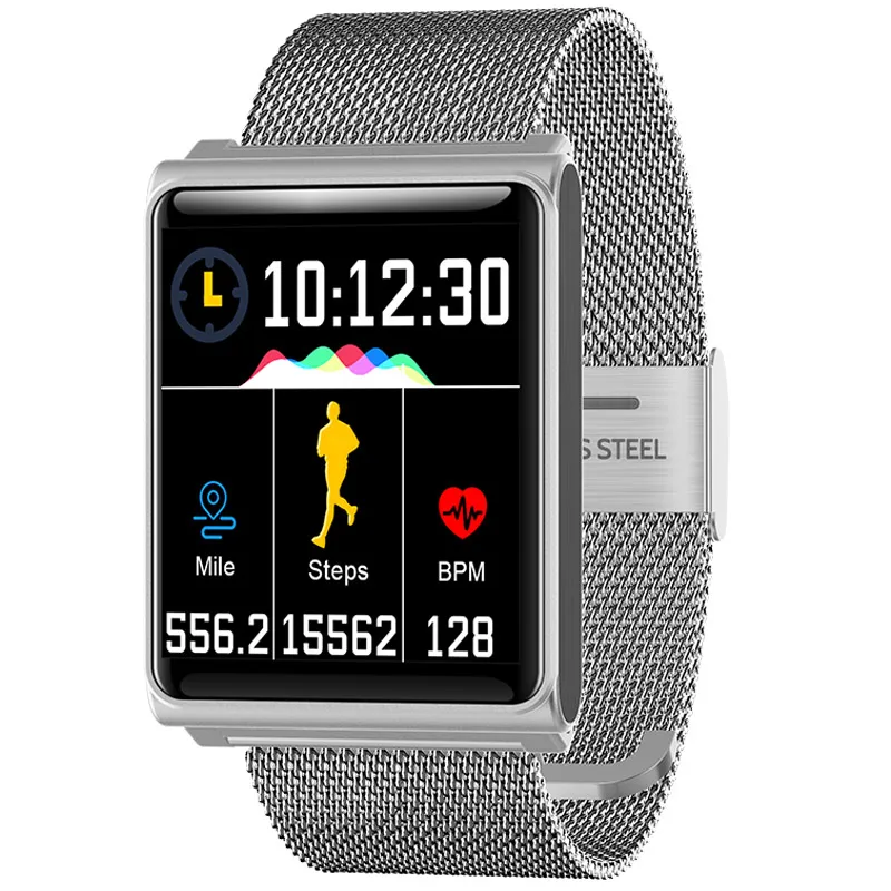 

Fitness Smart Watch Men Women Full Touch Screen Heart Rate Monitor Pedometer Waterproof Run Sport Watch Bracelet For Android IOS