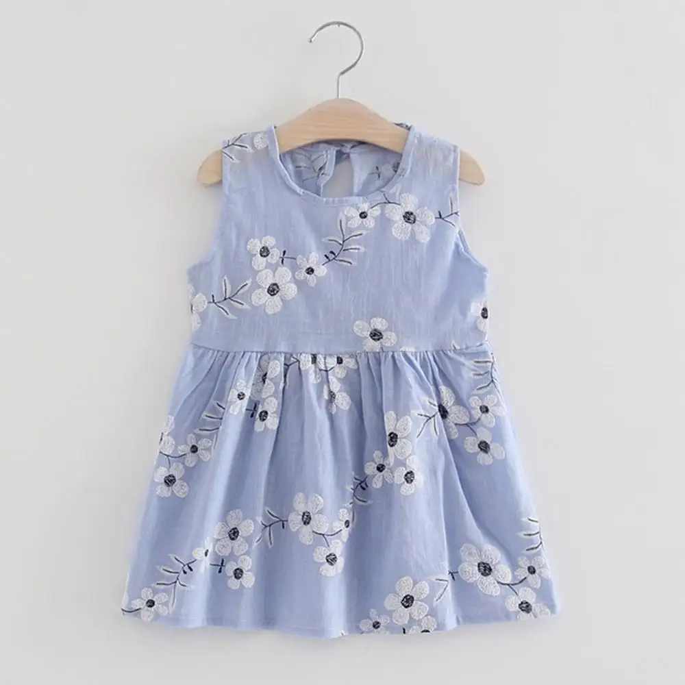 

Baby Dress 2019 Fashion Girls Toddler Summer Sleeveless Princess Dress Kids Baby Party Wedding Dresses