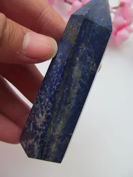 

81g Transparent Natural Lapis Lazuli Quartz Crystal Points Single Terminated Crystal Wand Polished Reiki Healing Decoration