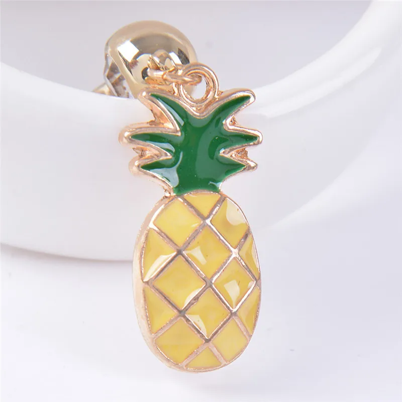 1Pc Pineapple Belly Button Ring Body Piercing Jewelry Retail Navel Ring Surgical Steel Fruit Bar Piercing Navel Newest