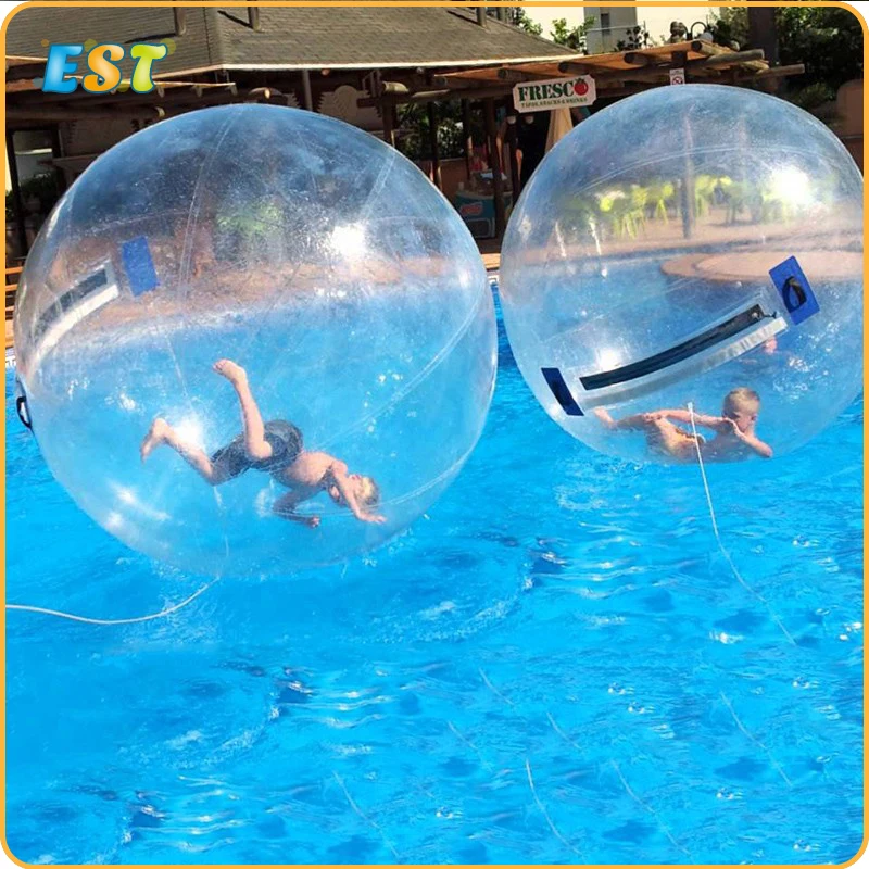 

Crazy price!!! 1.3m 0.8mm PVC Fun entertainment TIZIP inflatable water ball, giant human size inflatables water rolling ball