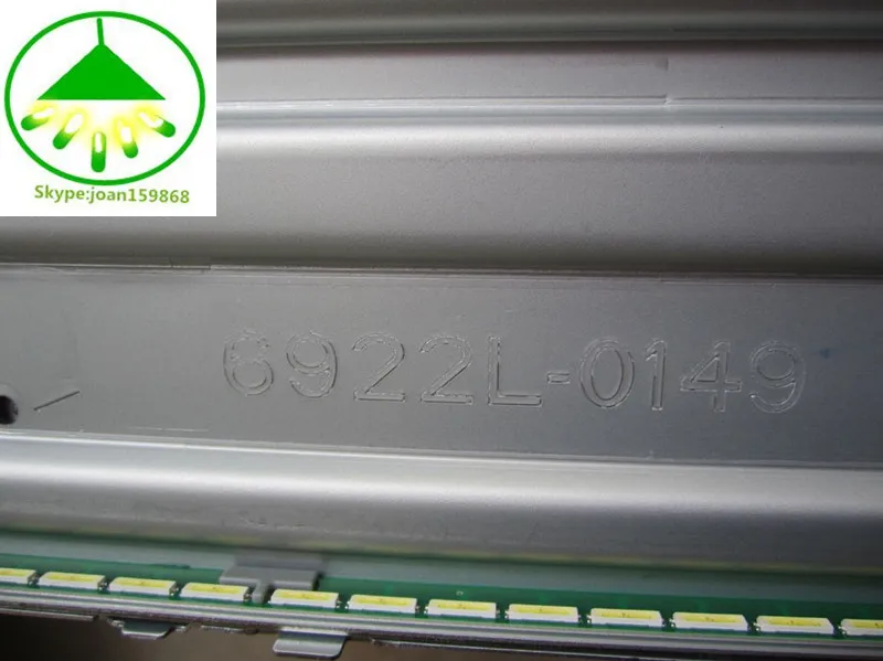New kit 2 PCS 63LED 607mm LED strip for LG 6922L-0149 55LF6309 55LF6300 6916L2234A 6916L2235A 55&quot V15 ART13 FHD R L type | Лампы и