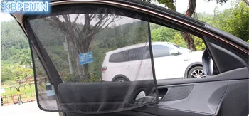 

4pcs Car Side window sunshade Magnetic curtain Sticker for Cadillac srx cts ats escalade key emblem sts dts bls Accessories