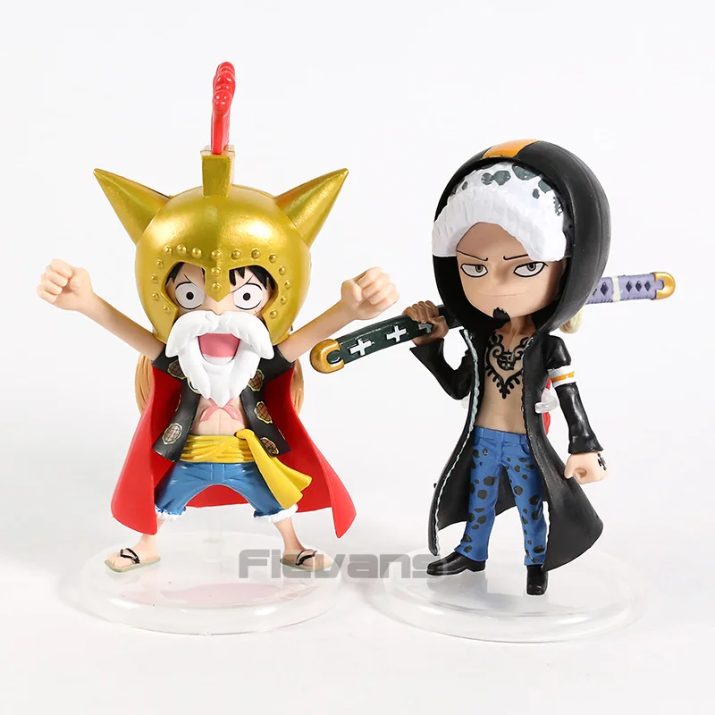Цельная Обезьяна D Luffy / Trafalgar Law 15 я годовщина ПВХ фигурка Коллекционная модель