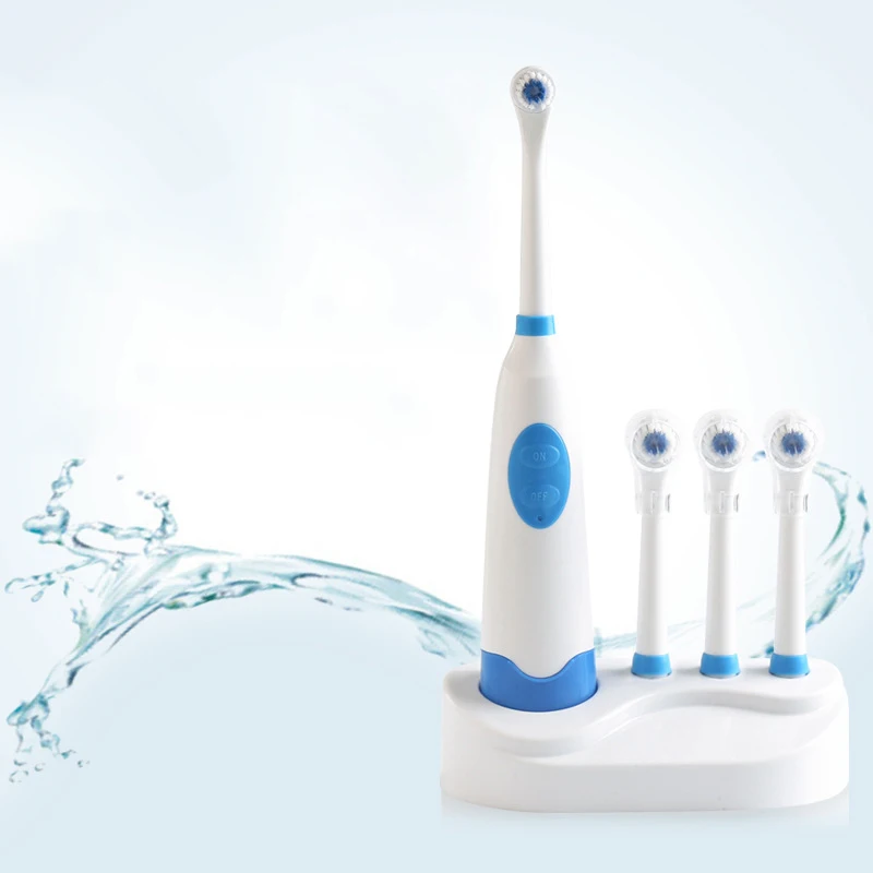 New Rotating Electric Toothbrush with 3 Rechargeable tooth brush Heads