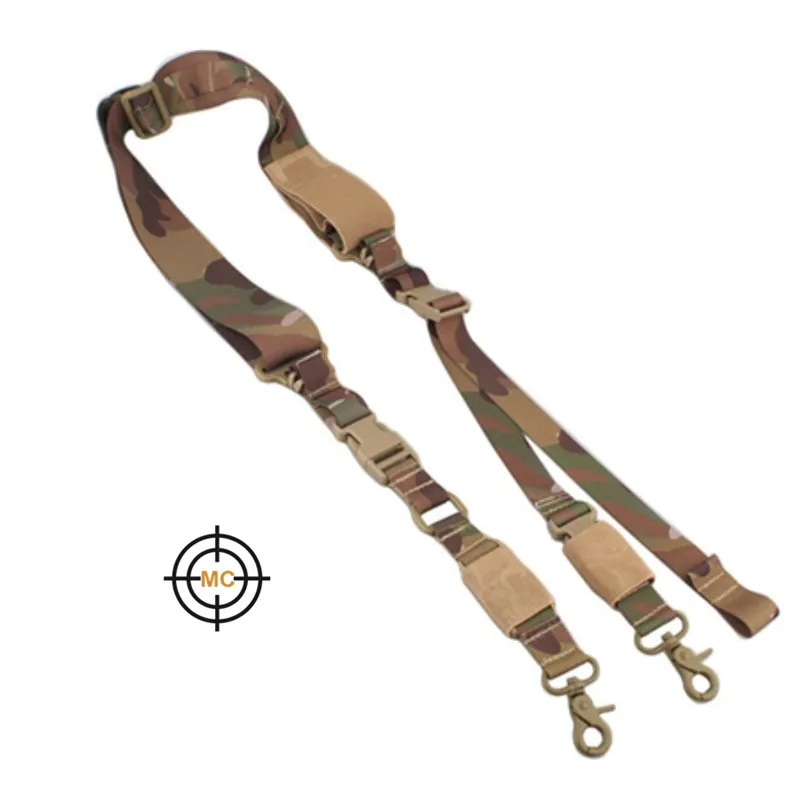 

Tactical 3 Point Rifle Sling Adjustable Bungee Airsoft Gun Strap Paintball Gun Sling for Hunting Quick Release Free Shipping