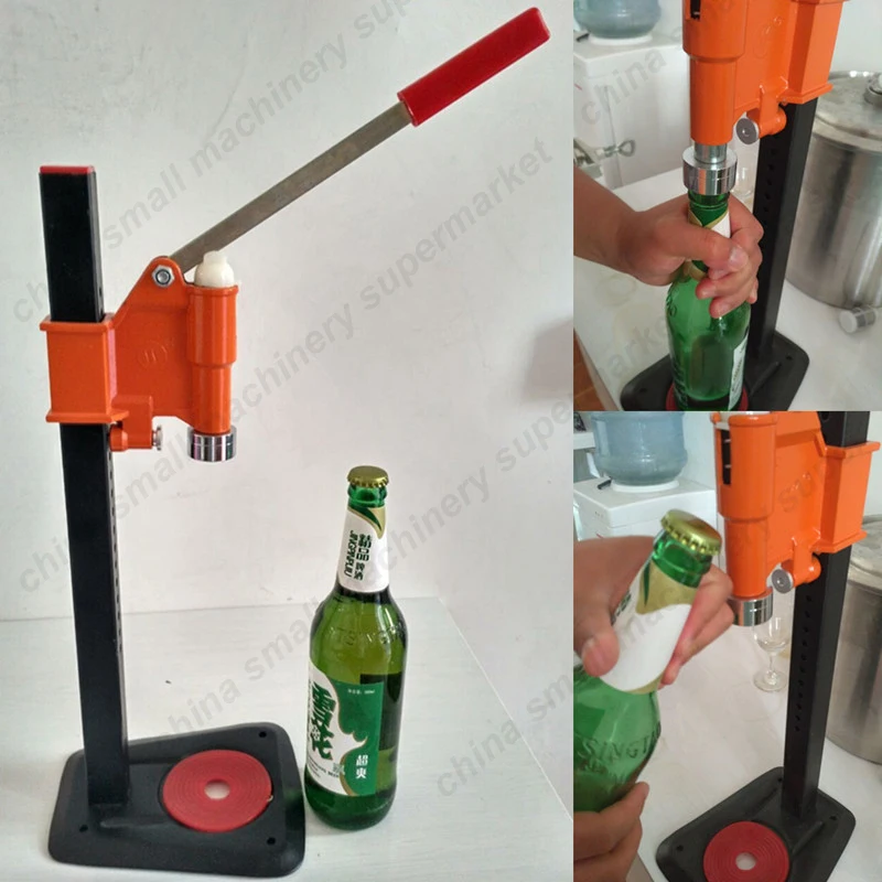 Домашний и коммерческий высокое качество пивная бутылка укупорочный автоматический рычаг скамейка укупорочный ручной укупорочный аппарат барные аксессуары