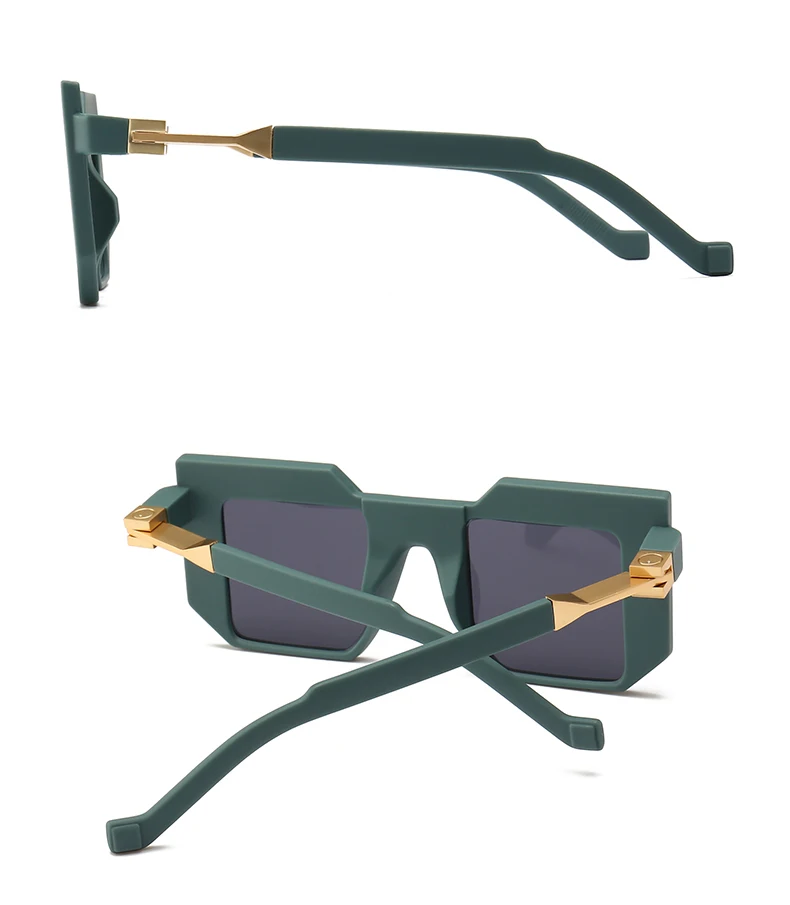 Toyearn 2019 Новинка; фирменный дизайн; будущее Квадратные Солнцезащитные очки для женщин/Для мужчин машины Стиль очки солнцезащитные очки для
