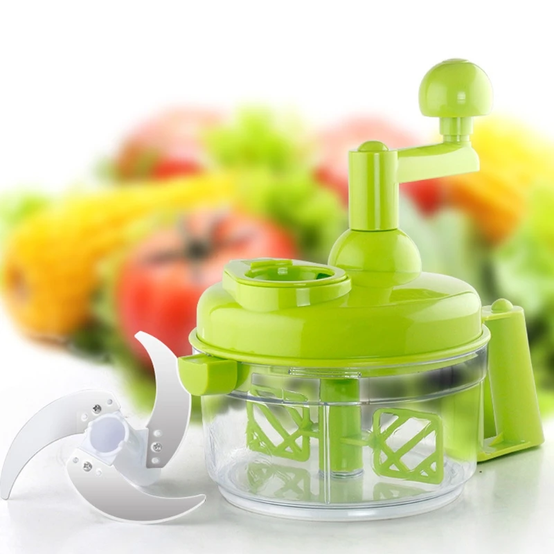 

Manual Food Processor For Meat Vegetable Separator Convenient Blender Grinder