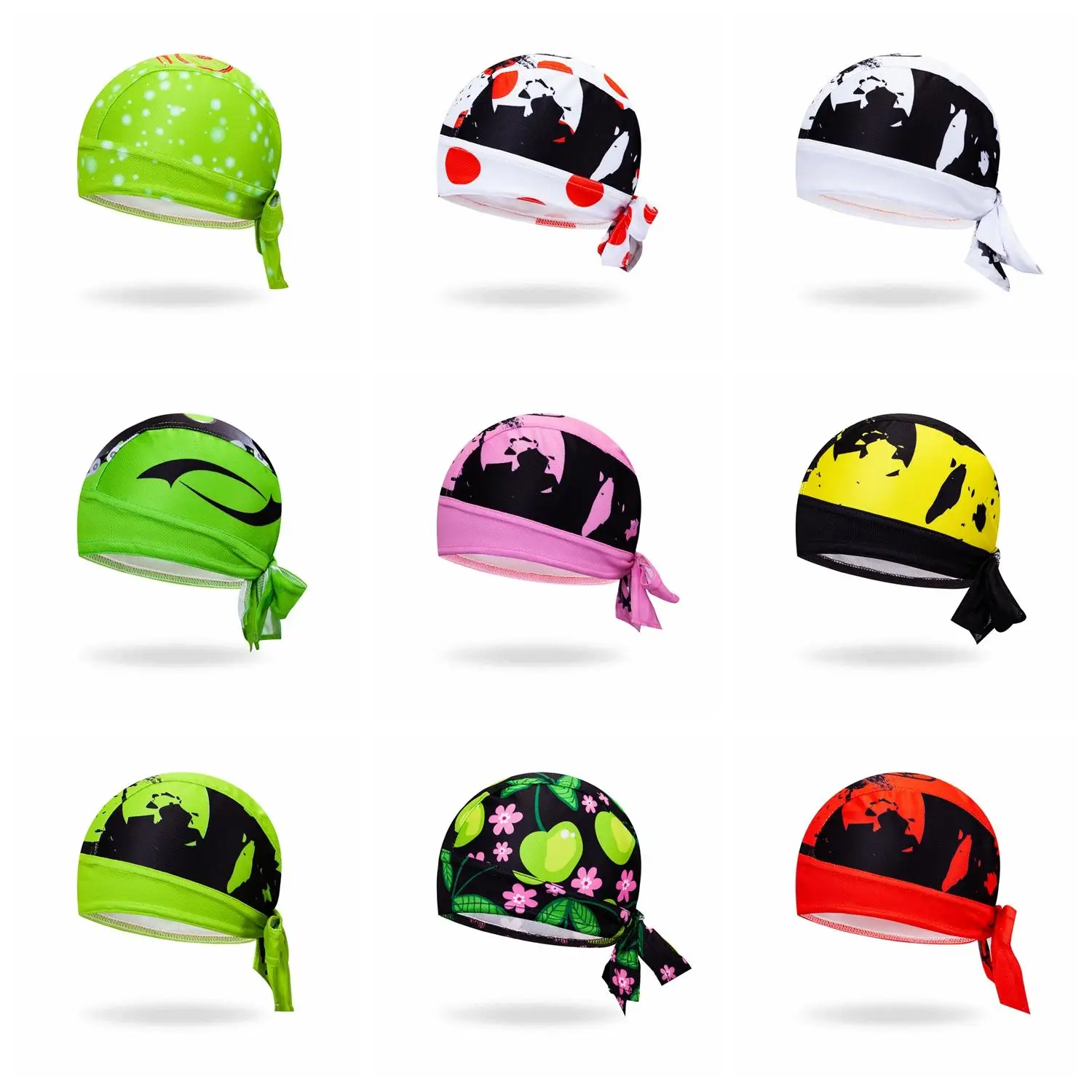 buy 2018 Summer Cycling Caps Outdoor Mtb Road Bicycle Head Scarf Men Running Riding Windproof Bandana Headscarf Ciclismo Bike Hats