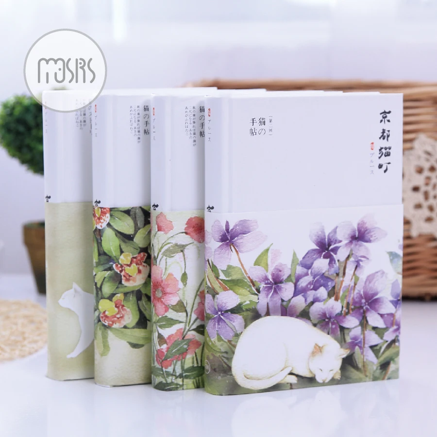 

MOUSRS Kyoto Cat Series Notepad Diary Notebook A5 Sketchbook 1PCS